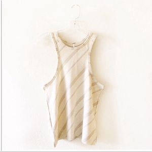 Free People Sideless Stripe Racerback Tank